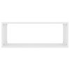 vidaXL &Eacute;tag&egrave;res murales cube 6 pcs Blanc 60x15x23 cm Bois d&rsquo;ing&eacute;nierie