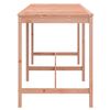 vidaXL Table de jardin 203,5x90x110 cm bois massif de douglas