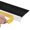 vidaXL Brosses de porte adh&eacute;sives 2 pcs Blanc 100 cm