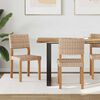 vidaXL Chaise de salle &agrave; manger 2 pcs Naturel 46 x 55 x 84 cm