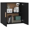 vidaXL Armoire murale Noir 60x30x60 cm Bois d'ing&eacute;nierie