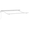 vidaXL Auvent R&eacute;tractable Anthracite et blanc 300 x 200 cm