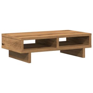 vidaXL Support de moniteur ch&ecirc;ne artisanal 50x27x15 cm bois ing&eacute;nierie