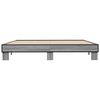 vidaXL Cadre de lit sans matelas sonoma gris 160x200 cm
