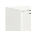 vidaXL Meuble TV blanc 68x39x43,5 cm acier