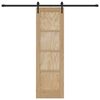 vidaXL Porte coulissante ORKDAL Marron 61 x 198,5 cm