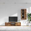 vidaXL Ensemble meuble TV FLORIN Ch&ecirc;ne fum&eacute; Bois d'ing&eacute;nierie