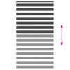 vidaXL Store z&egrave;bre noir 125x230 cm largeur du tissu 120,9 cm polyester