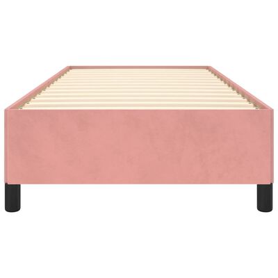 vidaXL Cadre de lit Rose 80x200 cm Velours