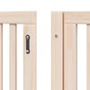 vidaXL Barri&egrave;re pour chien porte pliable 8 panneaux bois de peuplier