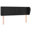 vidaXL T&ecirc;te de lit avec oreilles Gris 147x23x78/88 cm Similicuir