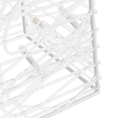 vidaXL Cône lumineux décoratif à LED Acrylique Blanc chaud 90 cm