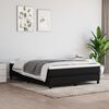 vidaXL Cadre de lit noir 140x200 cm tissu
