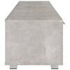 vidaXL Meuble TV Gris b&eacute;ton 140x40x35 cm Bois d'ing&eacute;nierie