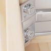 vidaXL Rondelle ressort 15929 pcs Blanc Fer