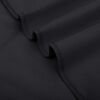 vidaXL Set de serviettes de sport 2 pcs Noir tissu