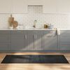 vidaXL Tapis rectangulaire gris 70x200 cm bambou