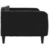 vidaXL Lit de repos sans matelas noir 90x190 cm velours