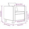 vidaXL Jeu de canap&eacute; &agrave; 2 places et &agrave; 3 places et fauteuil Noir