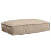 vidaXL Coussin Taupe 60 x 40 x 8 cm Tissu Oxford