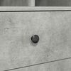 vidaXL Bureau avec tiroir 2 pcs Gris b&eacute;ton
