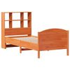 vidaXL Lit biblioth&egrave;que sans matelas cire marron 100x200 cm pin massif
