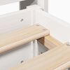 vidaXL Cadre de lit sans matelas blanc 90x200 cm bois de pin massif