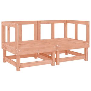 vidaXL Canap&eacute;s d'angle de jardin 2 pcs bois massif douglas
