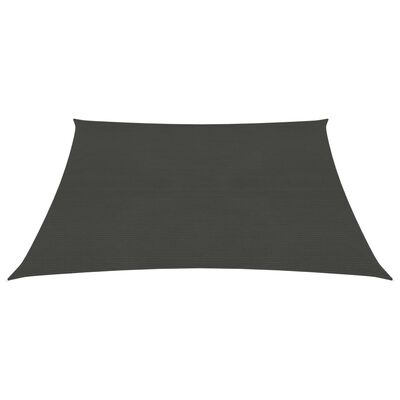 vidaXL Voile d'ombrage 160 g/m² Anthracite 4,5x4,5 m PEHD