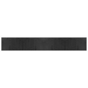 vidaXL Tapis rectangulaire gris 60x400 cm bambou