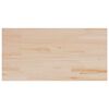vidaXL Dessus de table 100x60x2,5 cm bois de pin massif rectangulaire