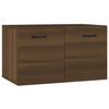 vidaXL Meuble mural Ch&ecirc;ne brun