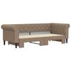 vidaXL Lit de jour avec lit gigogne cappuccino 90x200 cm similicuir