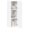 vidaXL Armoire de cuisine Lucca Blanc brillant 30 x 31 x 100 cm