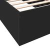 vidaXL Cadre de lit sans matelas noir 90x190 cm