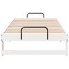 vidaXL Cadre de lit Blanc 75 x 190 cm Pin massif