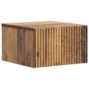 vidaXL Cabinet de chevet mural Bois ancien 33 x 34,5 x 20 cm