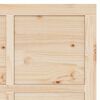 vidaXL Porte coulissante Marron 80 x 208 cm Bois massif en pin