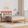 vidaXL Cadre de lit Marron 100 x 200 cm Pin massif