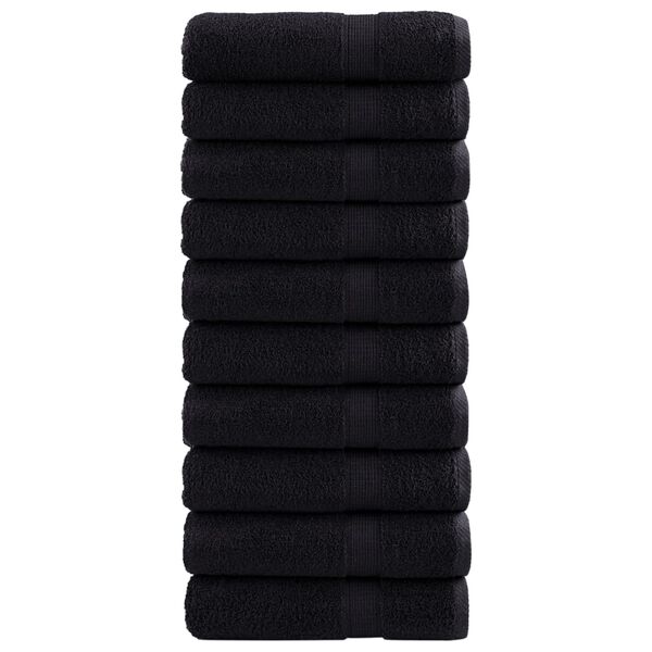 vidaXL Serviettes de bain de qualit&eacute; sup&eacute;rieure SOLUND 10 pcs 600g/m&sup2;