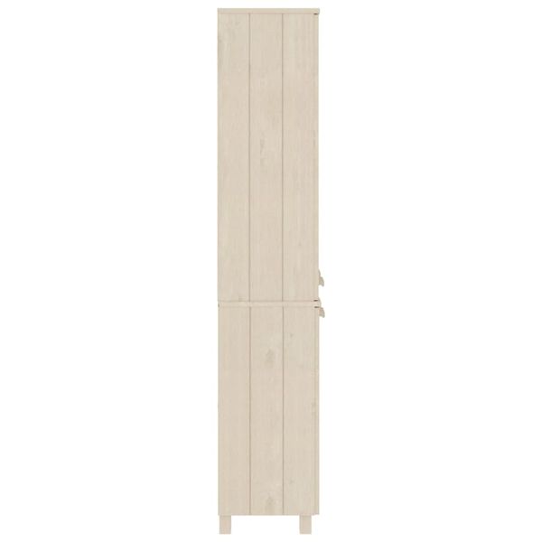 vidaXL Buffet HAMAR Bois massif de pin Marron miel