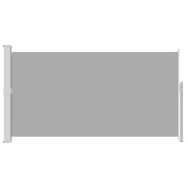 vidaXL Auvent lat&eacute;ral r&eacute;tractable de patio 160 x 300 cm Gris