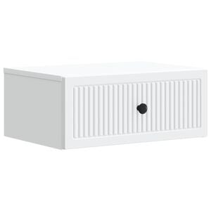 vidaXL Cabinet de chevet Blanc 49 x 34,5 x 20 cm Bois d'ing&eacute;nierie