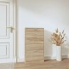 vidaXL Armoire &agrave; chaussures Ch&ecirc;ne 59x17x108 cm Bois d'ing&eacute;nierie