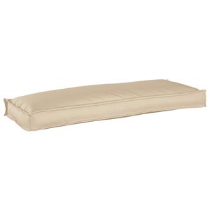 vidaXL Coussin Beige 110 x 40 x 8 cm Tissu Oxford