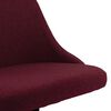 vidaXL Chaise pivotante de salle &agrave; manger Violet Tissu