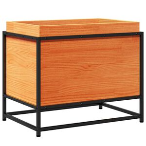 vidaXL Jardini&egrave;re cire marron 60x40x50 cm bois de pin massif