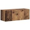 vidaXL Meuble TV mural 2 pcs Bois Ancien 60 x 31 x 29.5 cm