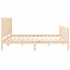 vidaXL Cadre de lit sans matelas 200x200 cm bois massif de pin