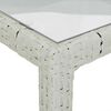 vidaXL Ensemble &agrave; manger d'ext&eacute;rieur 3pcs avec coussins R&eacute;sine tress&eacute;e